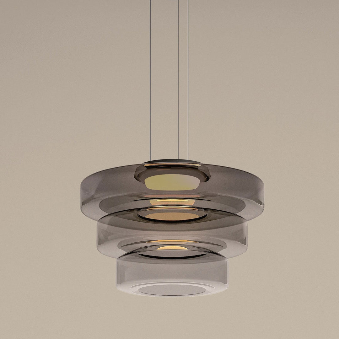 Lampes suspendues en verre de style Bauhaus