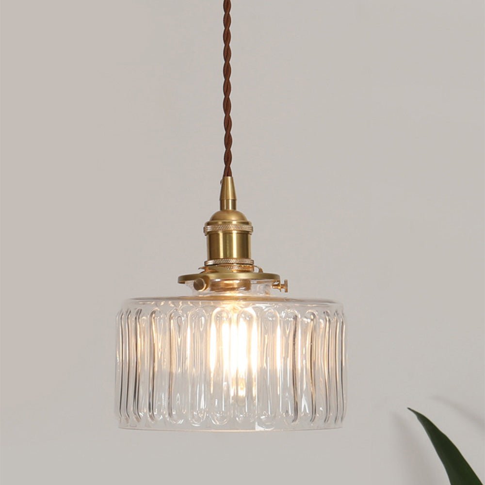 Lampe Suspendue en Cristal Vintage