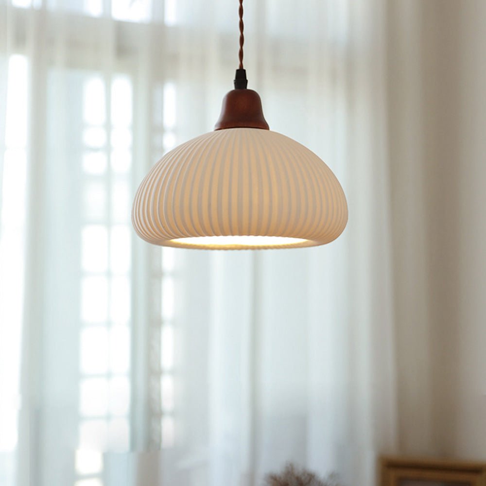 Lampe Suspendue Céramique Blanche