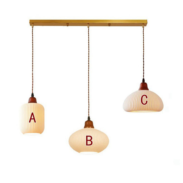 Lampe Suspendue Céramique Blanche