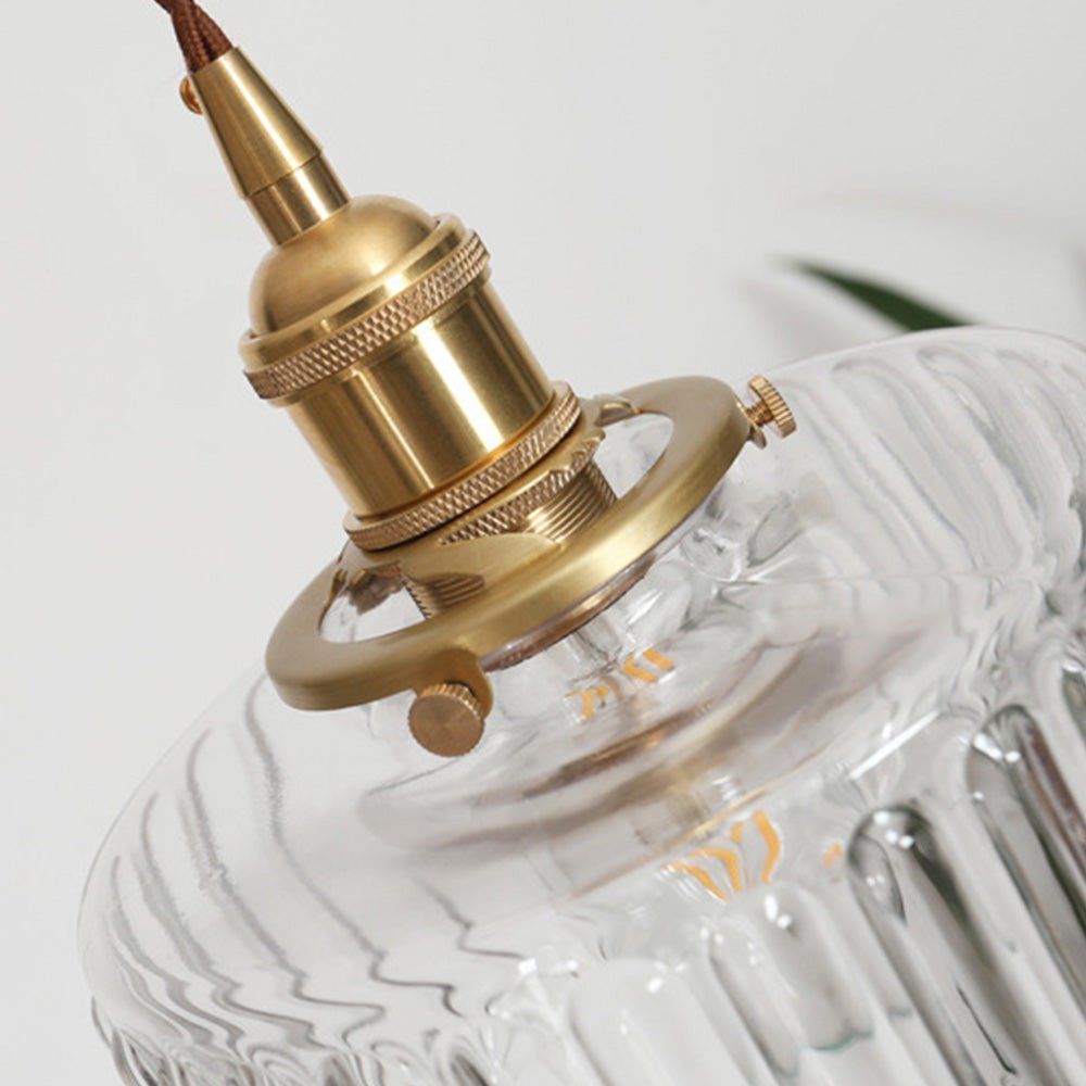 Lampe Suspendue en Cristal Vintage