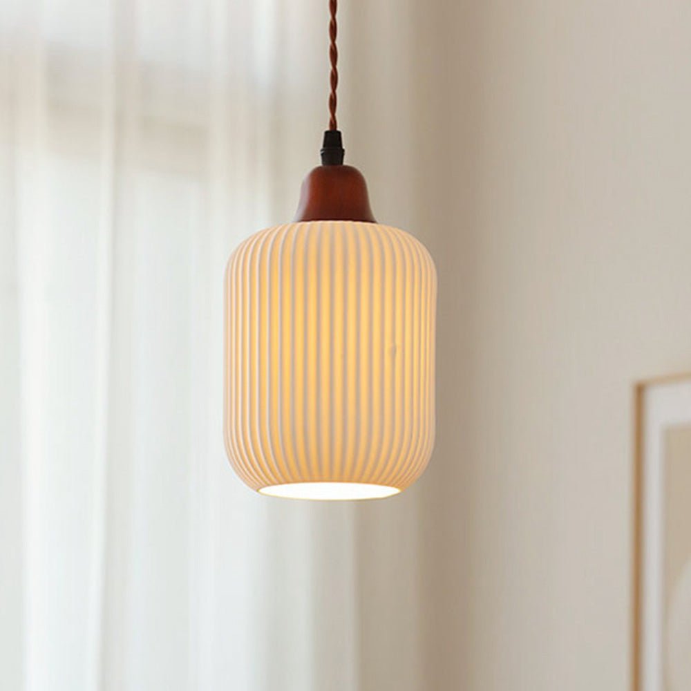 Lampe Suspendue Céramique Blanche