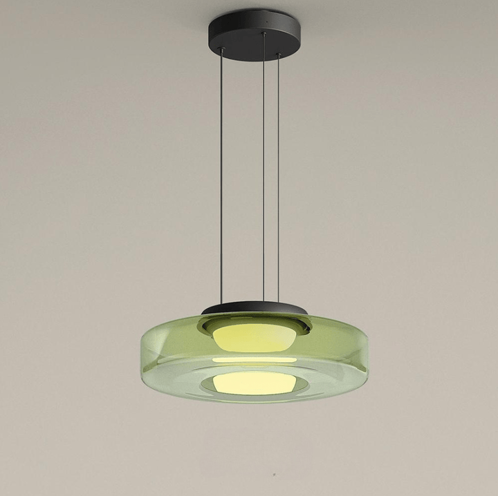 Lampes suspendues en verre de style Bauhaus