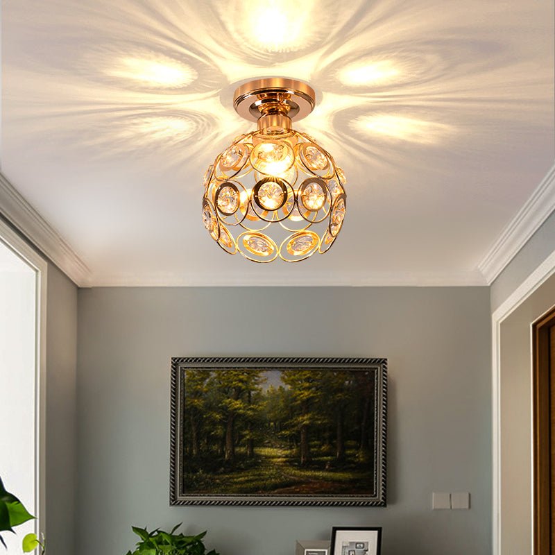 Superbe Lustre de Luxe Doré pour Hall