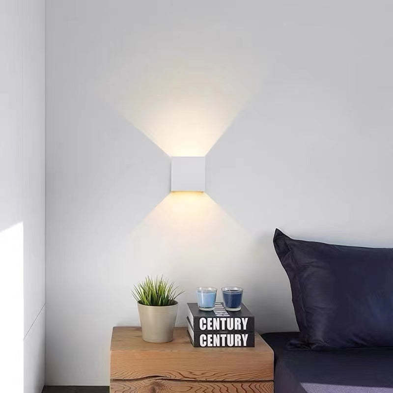 Moderne Applique Murale LED Étanche en Aluminium pour Intérieur et Extérieur
