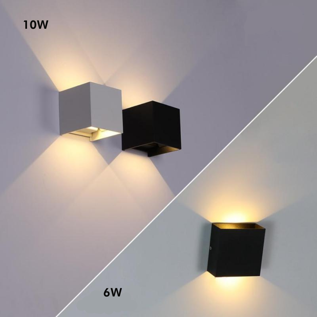 Moderne Applique Murale LED Étanche en Aluminium pour Intérieur et Extérieur