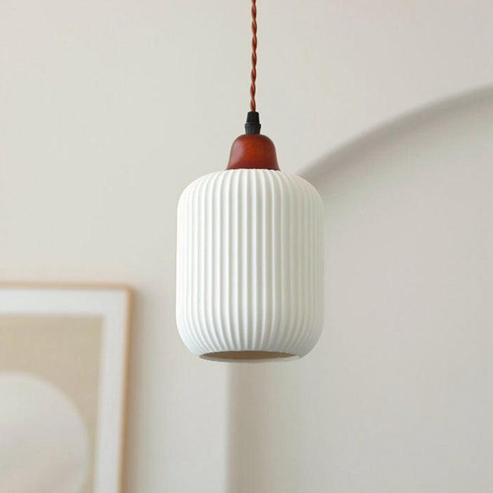 Lampe Suspendue Céramique Blanche