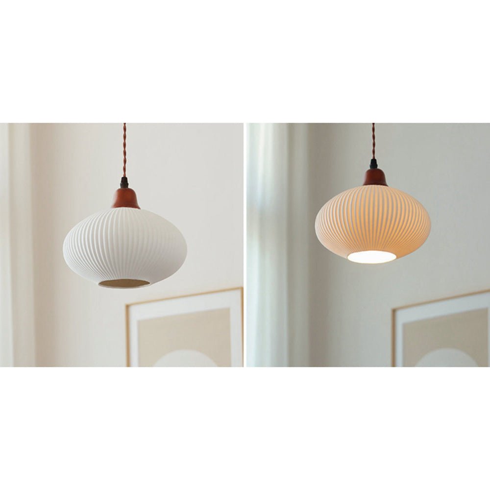 Lampe Suspendue Céramique Blanche