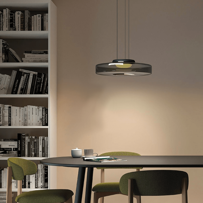 Lampes suspendues en verre de style Bauhaus