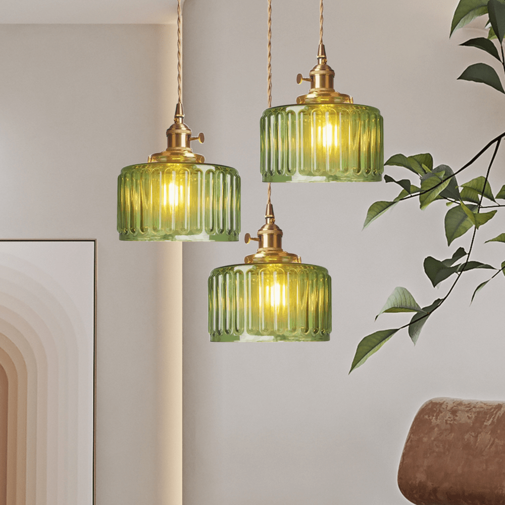 Lampe Suspendue en Cristal Vintage