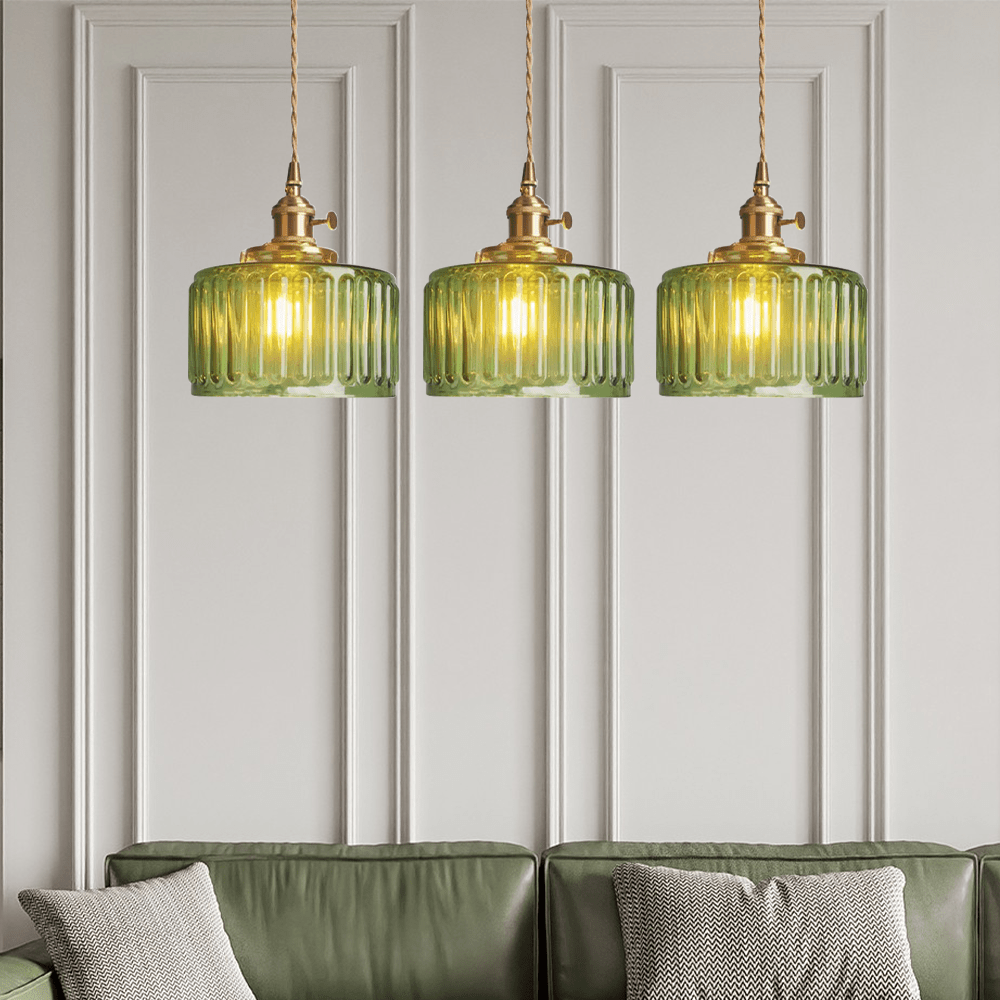 Lampe Suspendue en Cristal Vintage