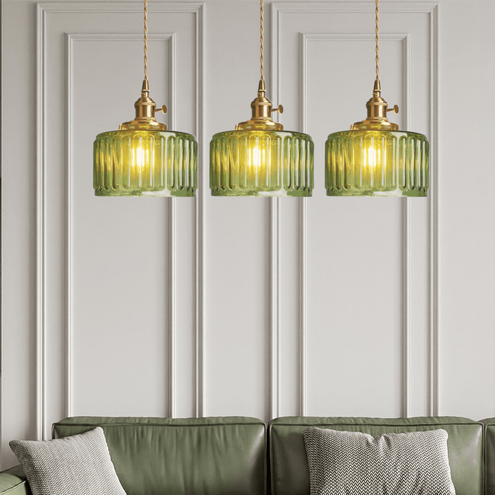 Lampe Suspendue en Cristal Vintage