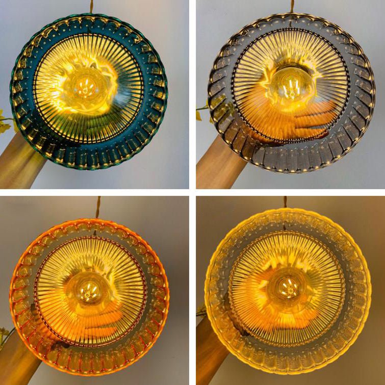 Lampe Suspendue en Verre Cristallin Nordique