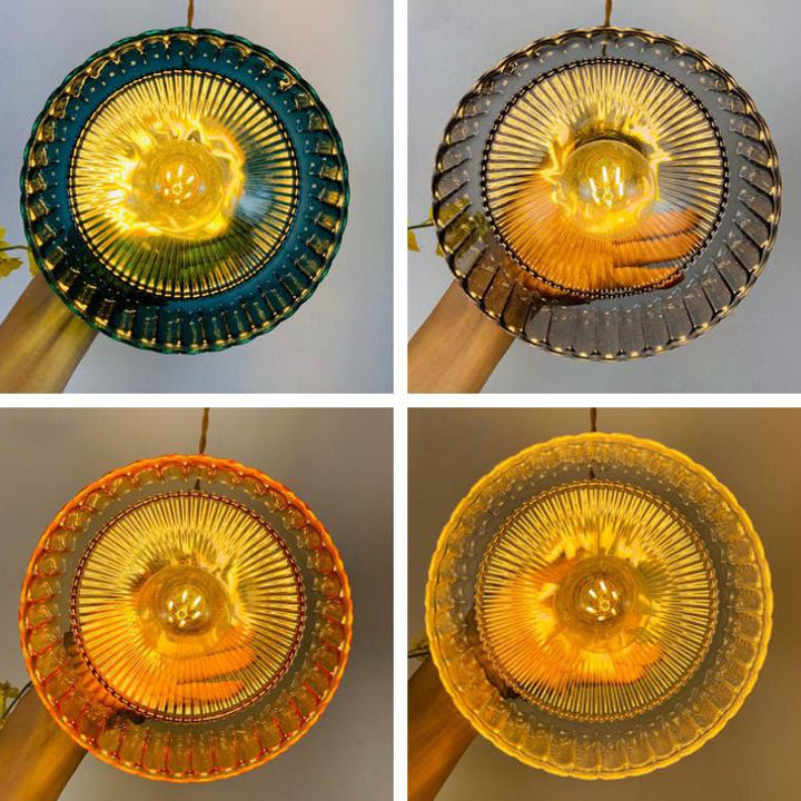 Lampe Suspendue en Verre Cristallin Nordique