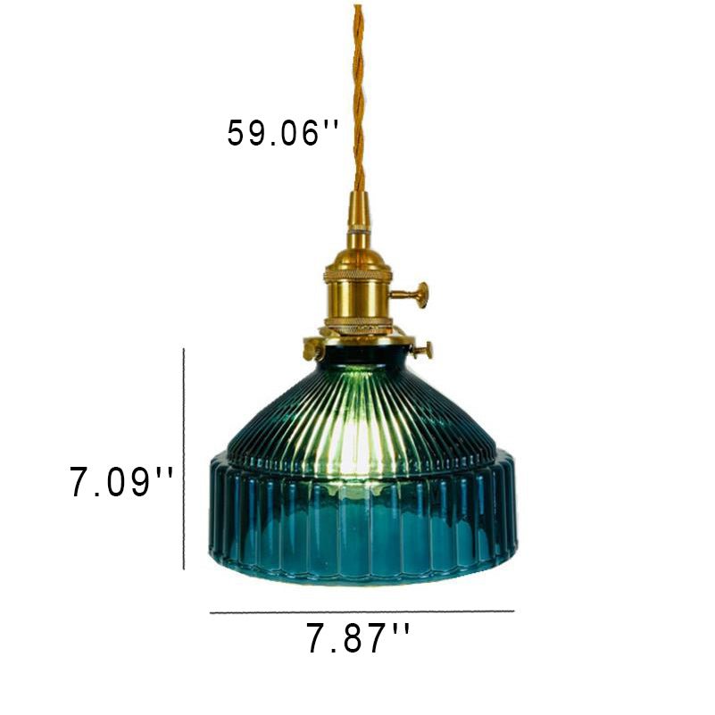 Lampe Suspendue en Verre Cristallin Nordique