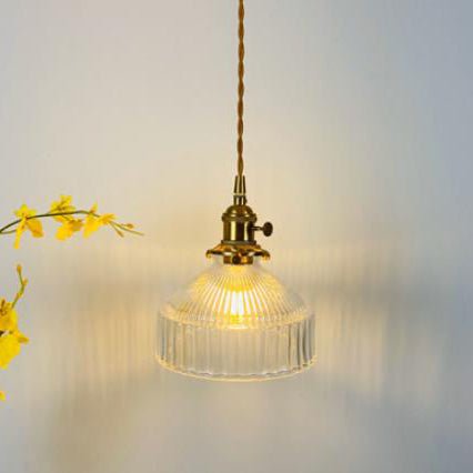 Lampe Suspendue en Verre Cristallin Nordique