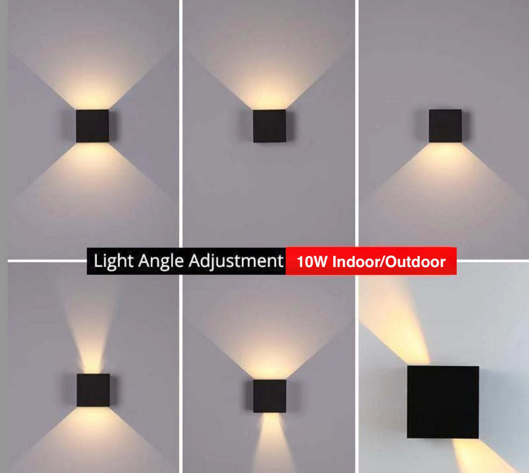 Moderne Applique Murale LED Étanche en Aluminium pour Intérieur et Extérieur