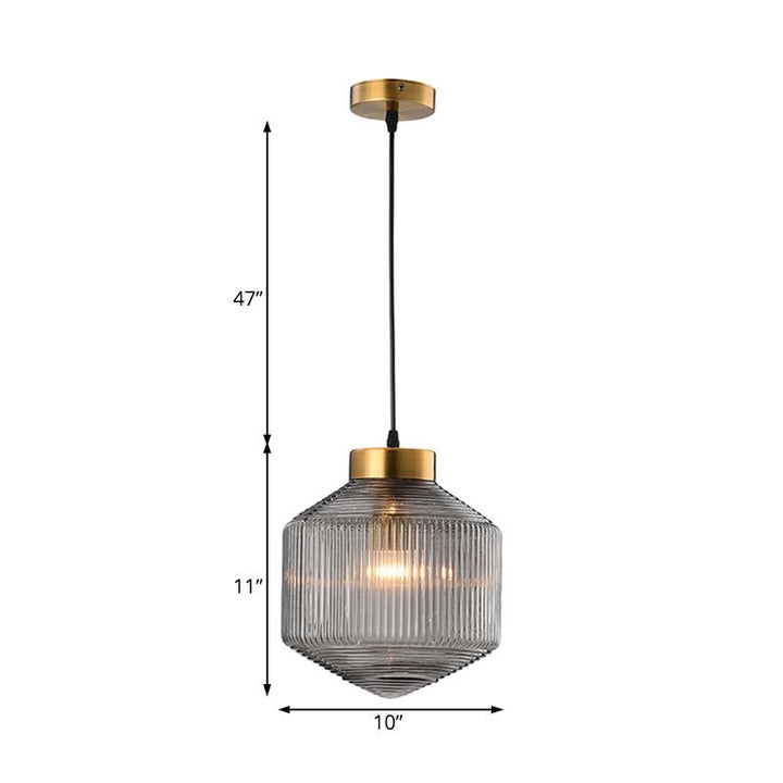 Lampe suspendue trommel moderniste