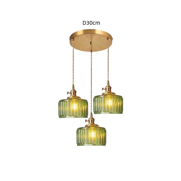 Lampe Suspendue en Cristal Vintage