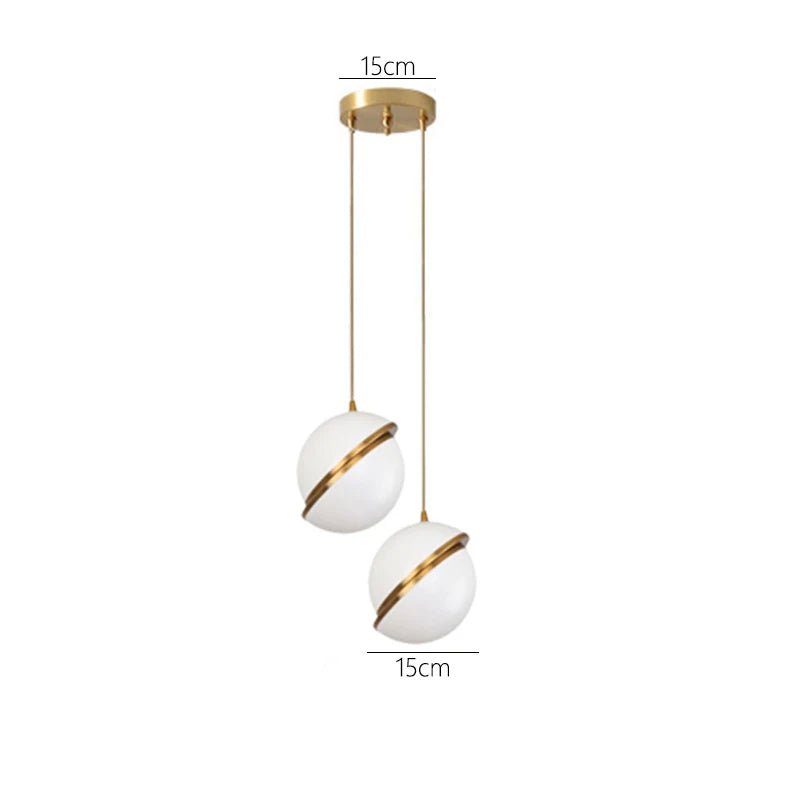 Lumaglo™ | Lampe Suspendue Dorée