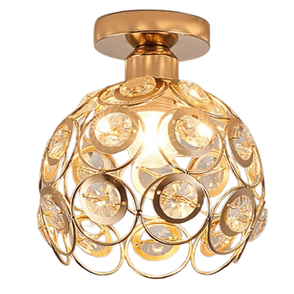 Superbe Lustre de Luxe Doré pour Hall