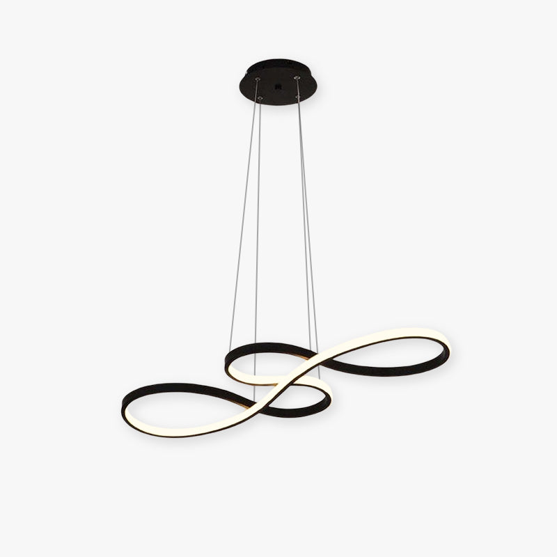Lampe suspendue LED Design de notes musicales