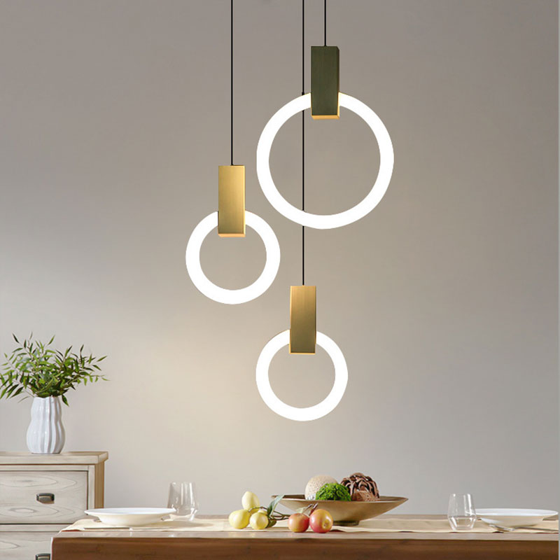 Lampe Suspendue LED Anneau Nordic