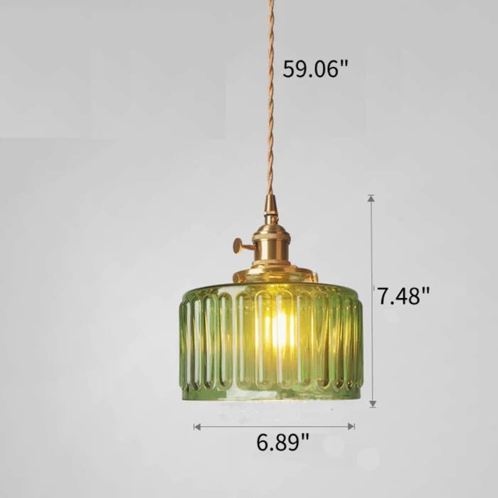 Lampe Suspendue en Cristal Vintage