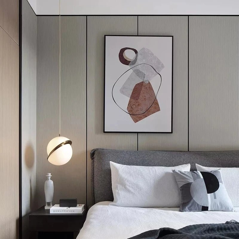 Lumaglo™ | Lampe Suspendue Dorée