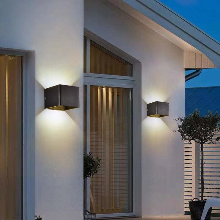 Moderne Applique Murale LED Étanche en Aluminium pour Intérieur et Extérieur