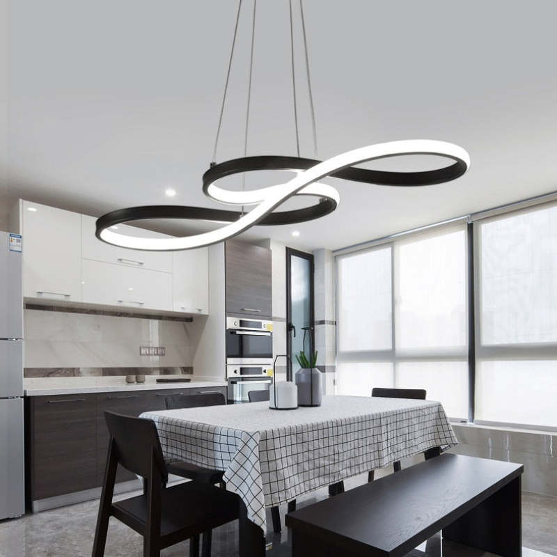 Lampe suspendue LED Design de notes musicales