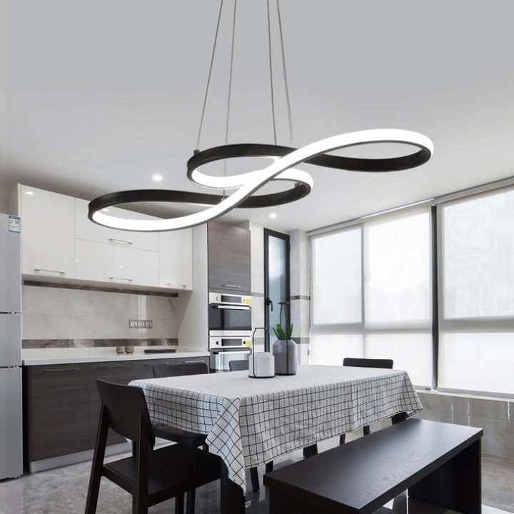 Lampe suspendue LED Design de notes musicales
