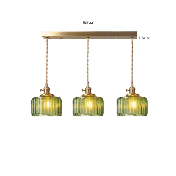 Lampe Suspendue en Cristal Vintage