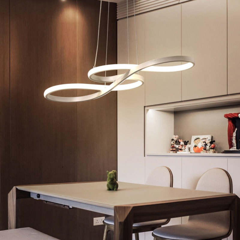 Lampe suspendue LED Design de notes musicales