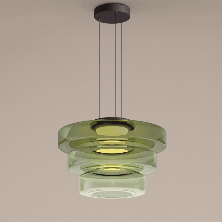 Lampes suspendues en verre de style Bauhaus