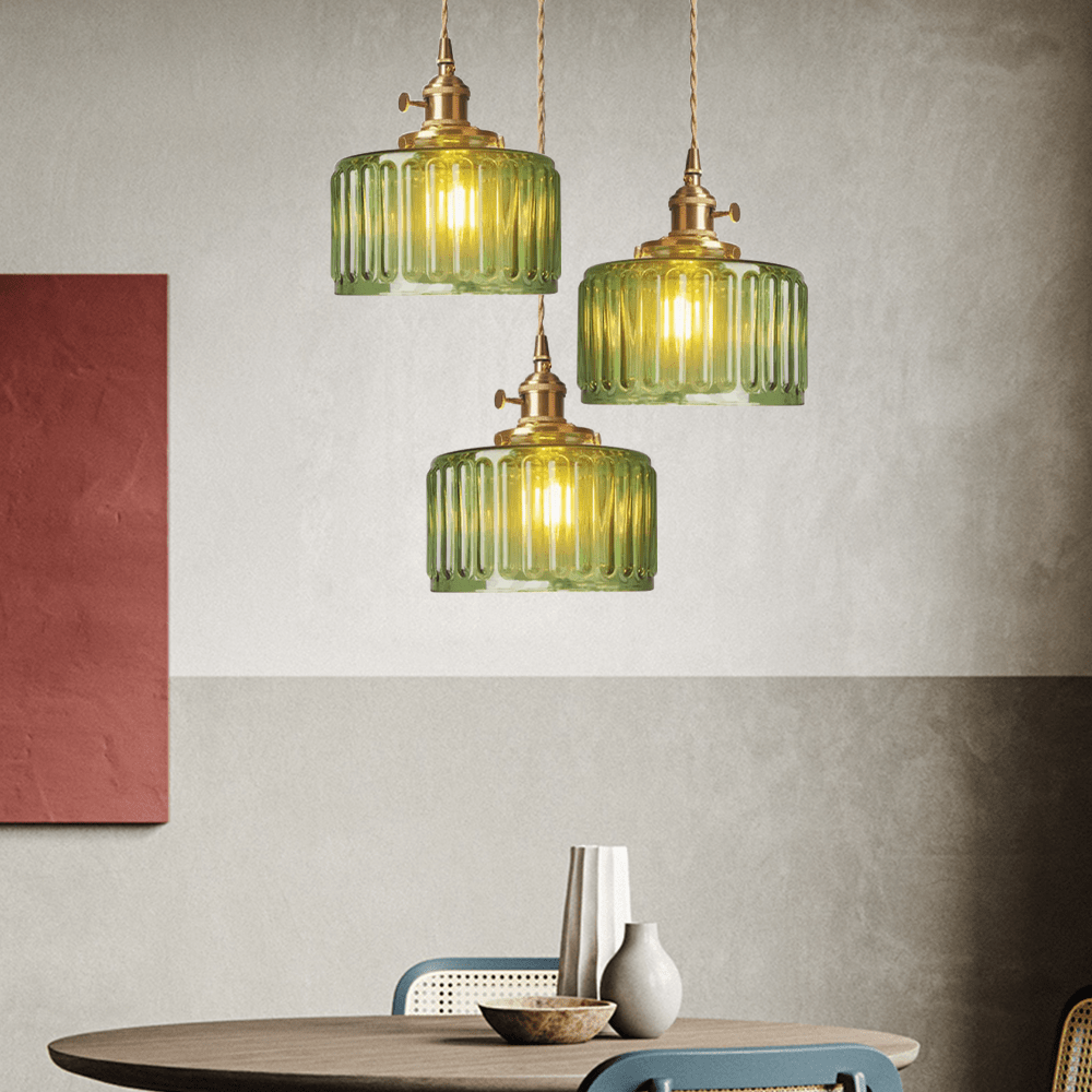 Lampe Suspendue en Cristal Vintage