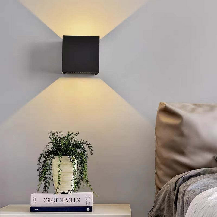 Moderne Applique Murale LED Étanche en Aluminium pour Intérieur et Extérieur