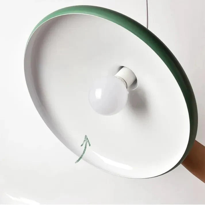 Suspension conique en métal Macaron français