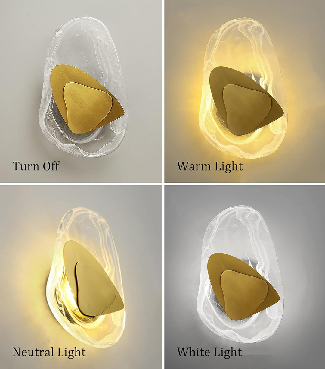 Applique Murale LED Moderne en Verre Créatif