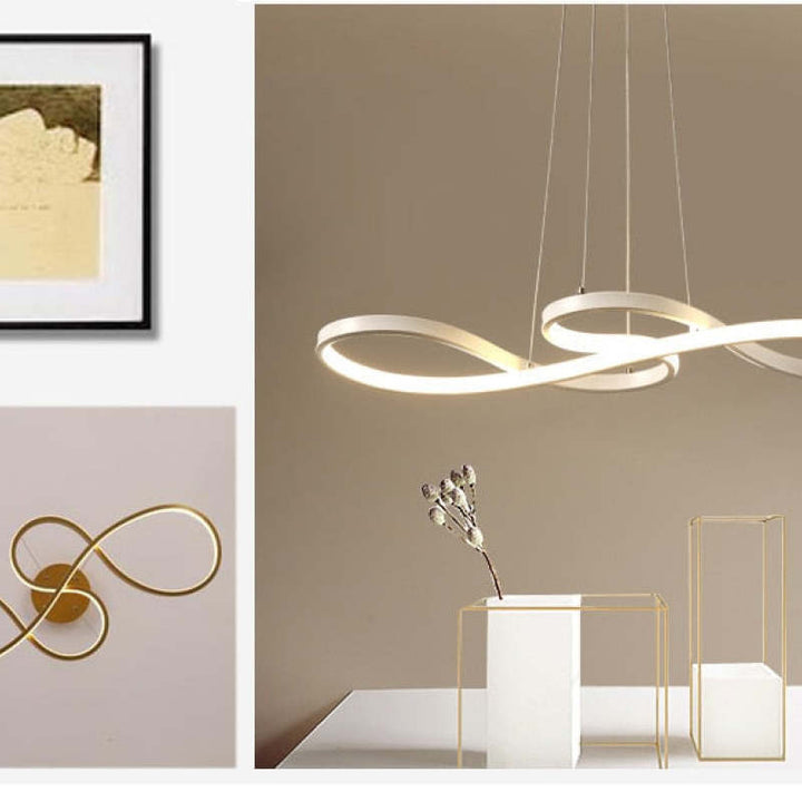 Lampe suspendue LED Design de notes musicales