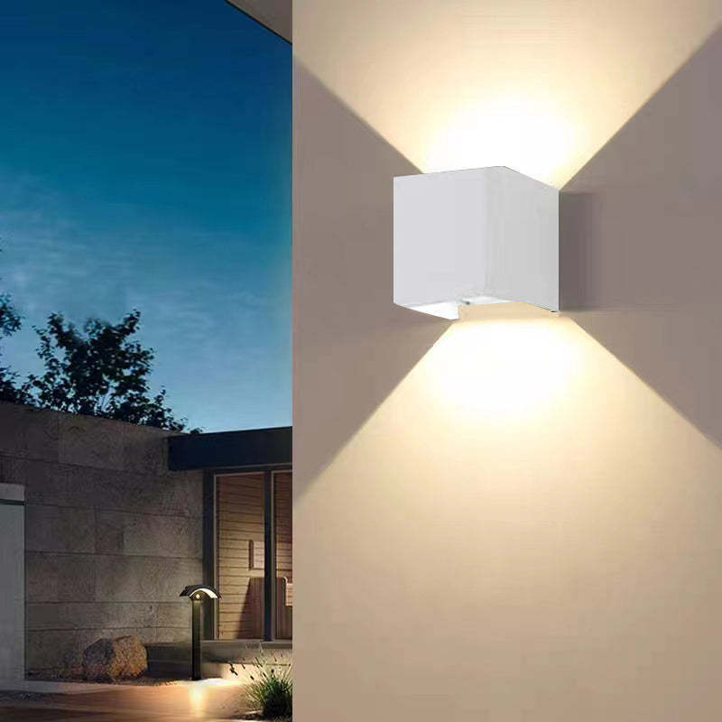 Moderne Applique Murale LED Étanche en Aluminium pour Intérieur et Extérieur