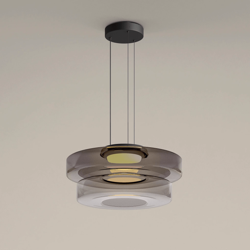 Lampes suspendues en verre de style Bauhaus