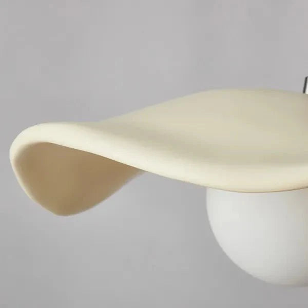 Suspension créative Wabi Sabi avec feuilles de lotus pour salle à manger