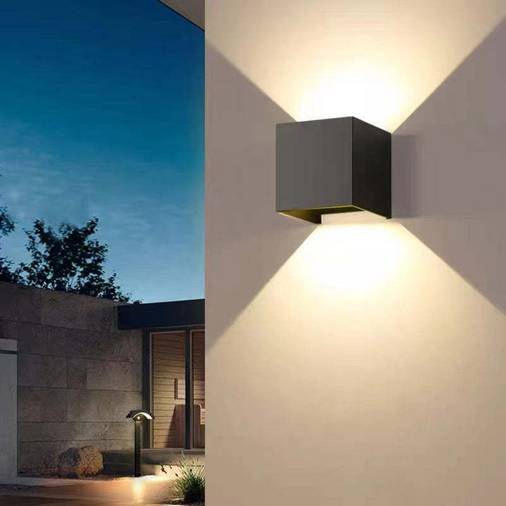 Moderne Applique Murale LED Étanche en Aluminium pour Intérieur et Extérieur