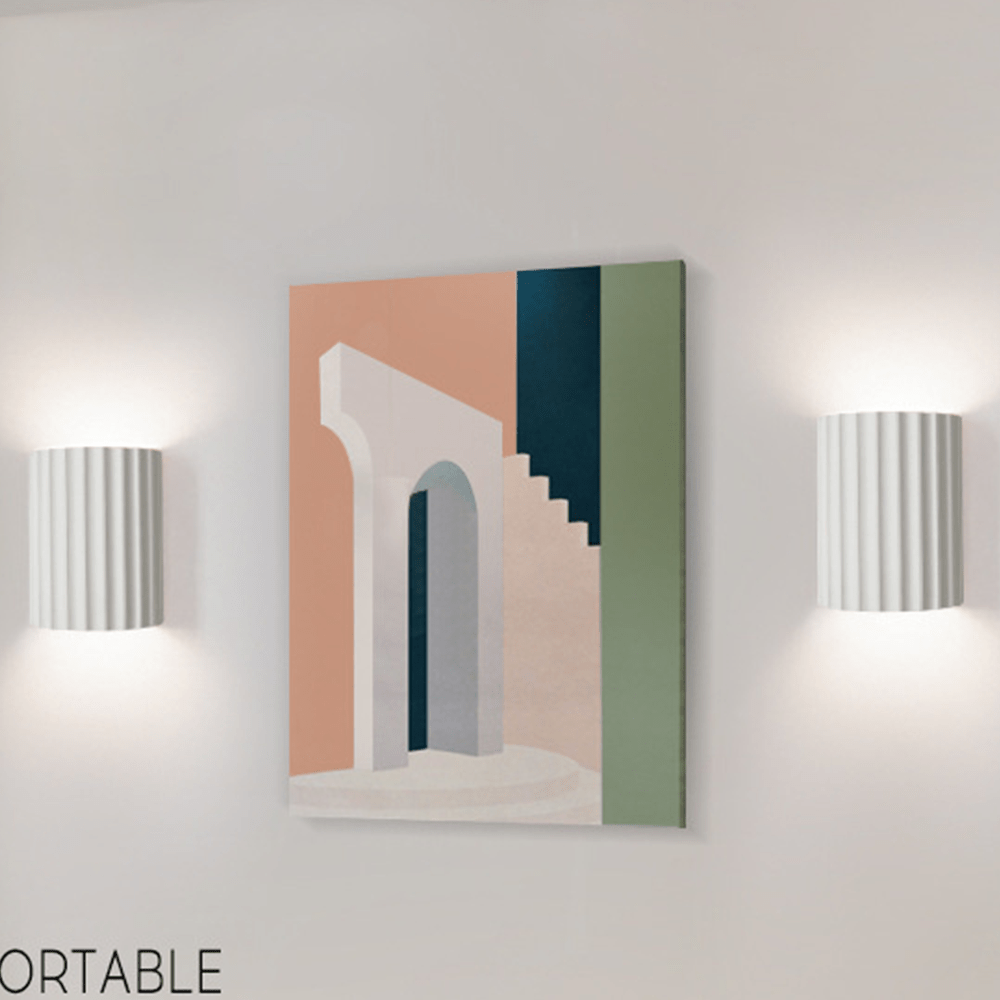 Applique murale moderne en résine pour le salon