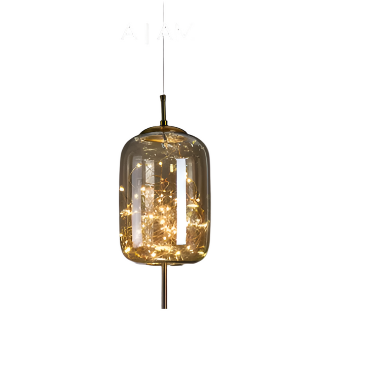 Essence | Exquise Suspension en Verre Brun