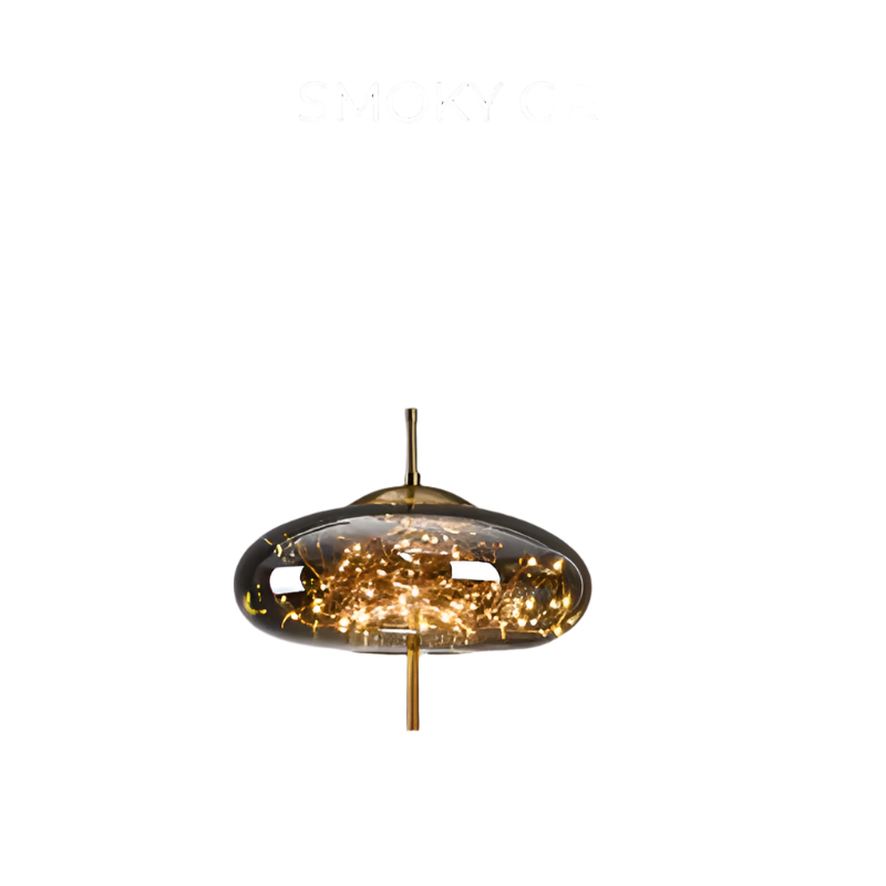 Essence | Exquise Suspension en Verre Brun