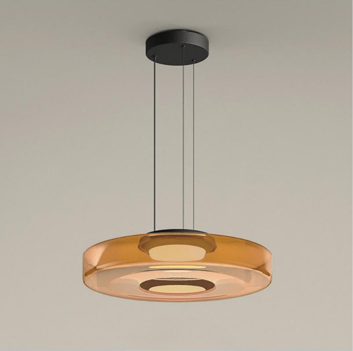Lampes suspendues en verre de style Bauhaus