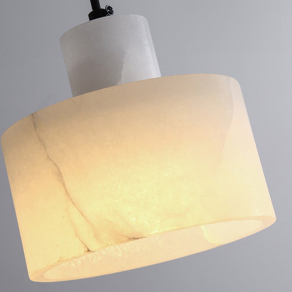 Suspension scandinave en marbre blanc