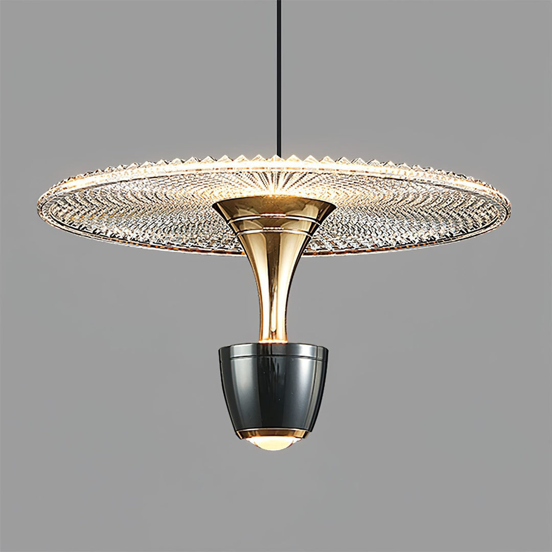 Lampe Suspendue Moderne en Forme de Disque LED
